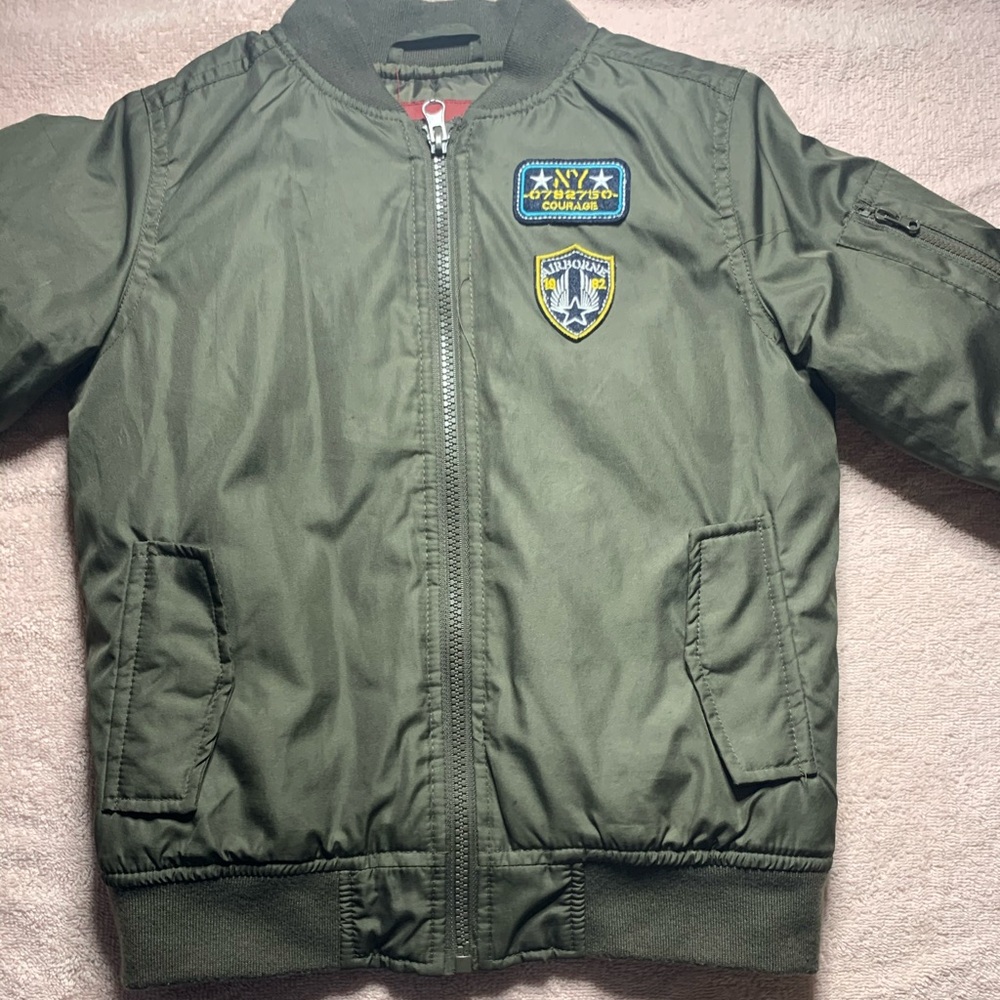 Green bomber Jacket